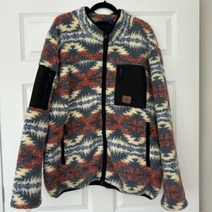 Yellowstone Aztec Sherpa Jacket - Size XL